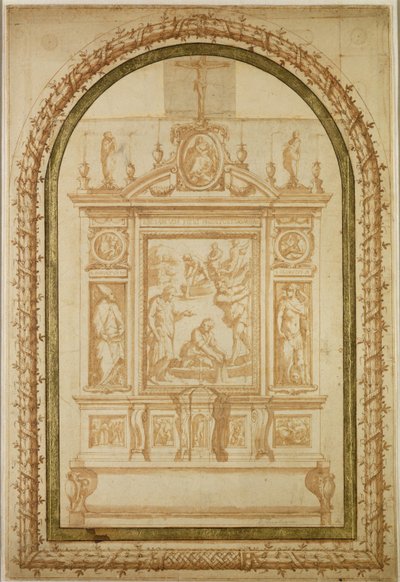 St. Peter Fishing, Study for the Altar of the Vasari Family in Arezzo by Giorgio Vasari